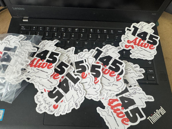 145 Alive Stickers !