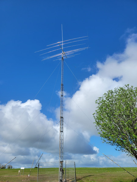 60ft strumec and diamond x510 on top